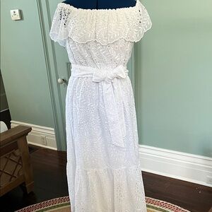 Lilly Pulitzer Geri Off-The-Shoulder Midi Dress